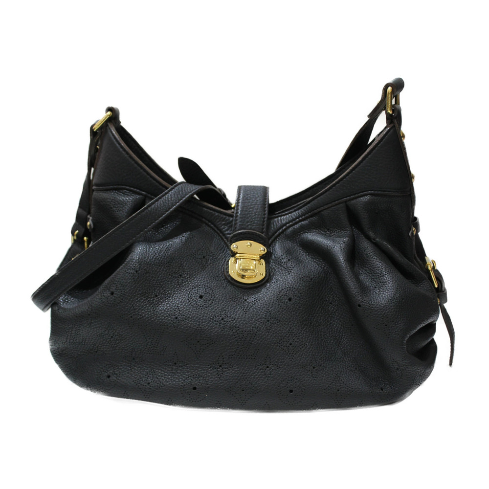 LOUIS VUITTON Mahina Leather Black Shoulder Bag